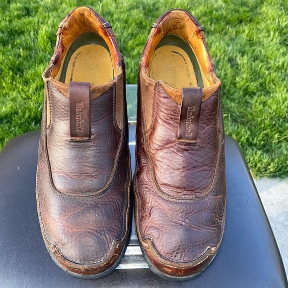 Timberland Speke 80549 Men's Slip-On Brown Leather Loafers Shoes Size 11M - Picture 5 of 11